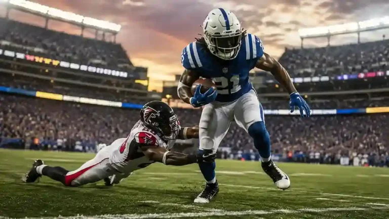 colts vs atlanta falcons match player stats
