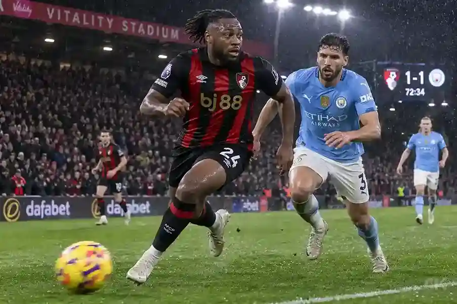 afc bournemouth vs man city statst