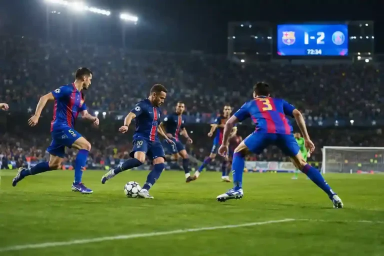 fc barcelona vs psg lineups