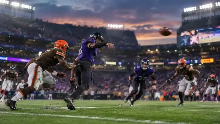 baltimore ravens vs cleveland browns match player stats